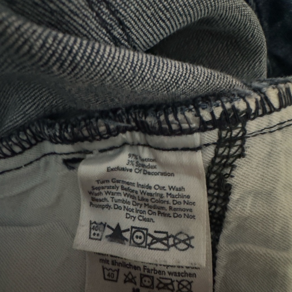 Eddie Bauer Women's Slim Cargo Jeans Blue Medium Wash Denim - Picture 5 of 8
